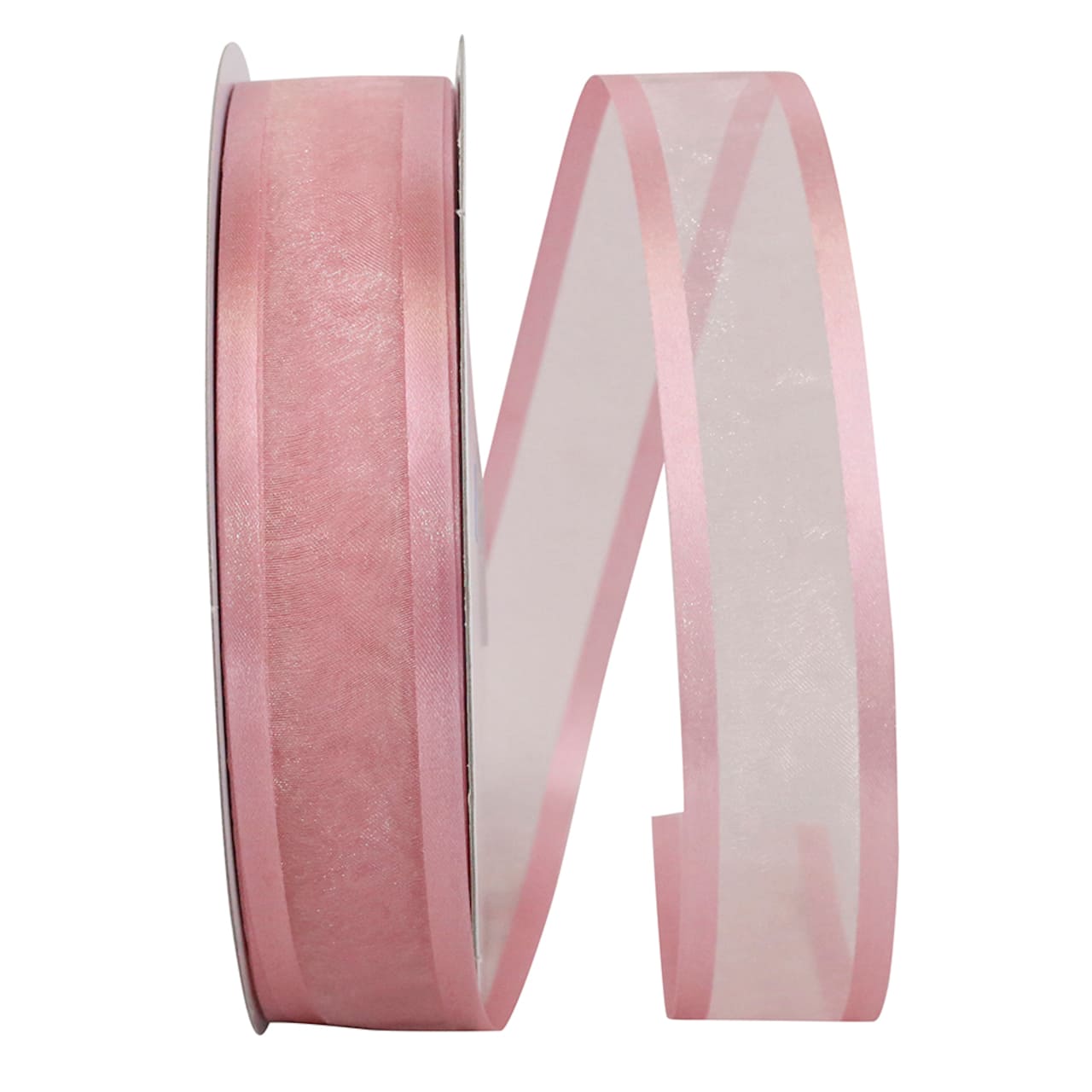 JAM Paper 5/8" x 100yd. Sheer Satin Edge Ribbon